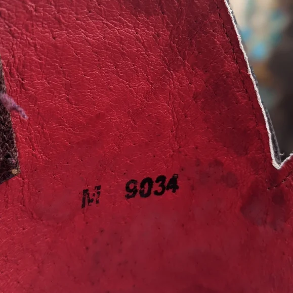 MACIE BEAN M9034 Glitterific brown leather floral embroidery cowgirl boots sz 6 - Picture 16 of 16